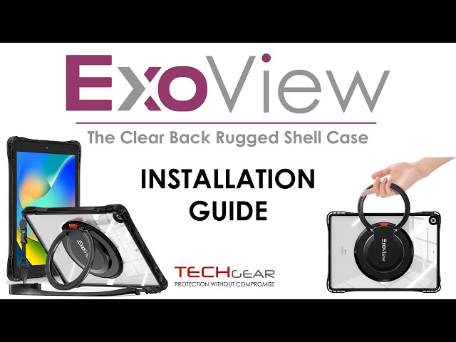 TECHGEAR ExoView Case Installation Guide - iPad 10th Generation 10.9"