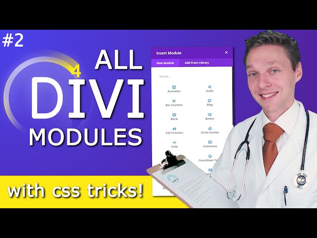 All Divi Modules Overview incl. CSS Tricks - Part 2