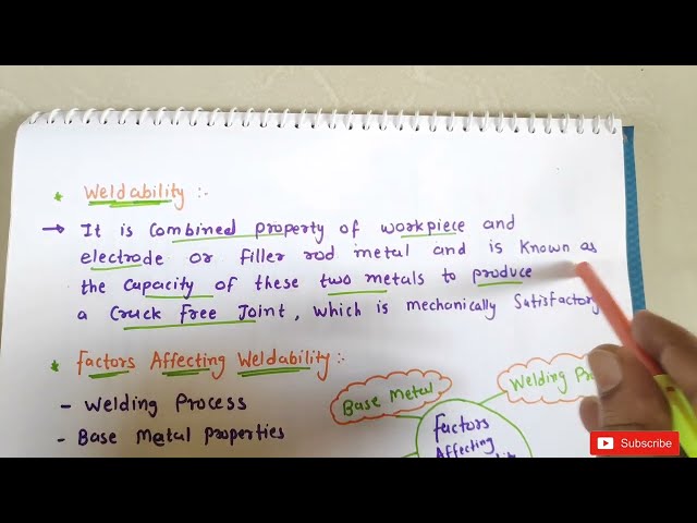 Weldability | Factors Affecting Weldability | Diploma 6thsem | Mechanical engineering