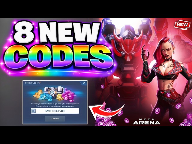 ⚠️ LIMITED ⚠️ MECH ARENA PROMO CODES 2026 MID AUGUST 🎁 FREE MECHS & GREAT REWARDS! ✅