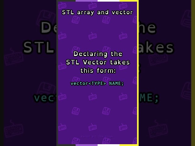 STL array and vector in C++ #cplusplus #cpp #programming #arrays