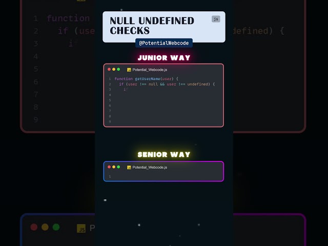 Check Null Undefined Javascript Tips Tricks #javascript #frontendcourse #shortvideos # #frontenddev