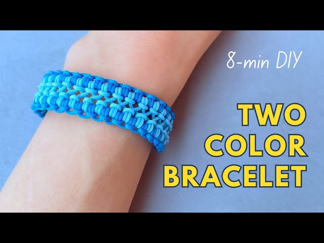 🐟 8-Minute DIY Macrame Bracelet: Fashion Made Simple! | Easy Lark's Head Knot Bracelet