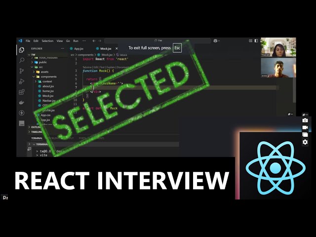 Fresher's JavaScript Interview | Selected as Frontend Engineer