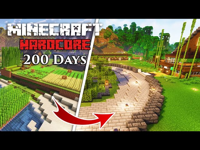 I Survived 200 Days in Minecraft Hardcore!