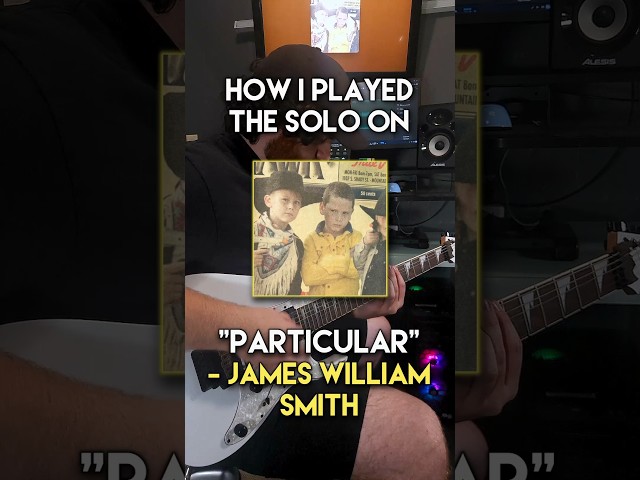 How I Played The Solo On @jameswilliamsmiff  "Particular" 🔥 #musicproducer #guitar #guitarsolo