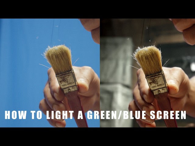 How to Light a Green screen or Blue screen 