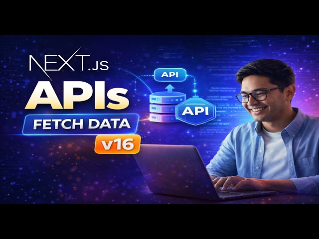 How to Call APIs to get Data in Nextjs v16 Tutorial || Handle APIs with Nextjs