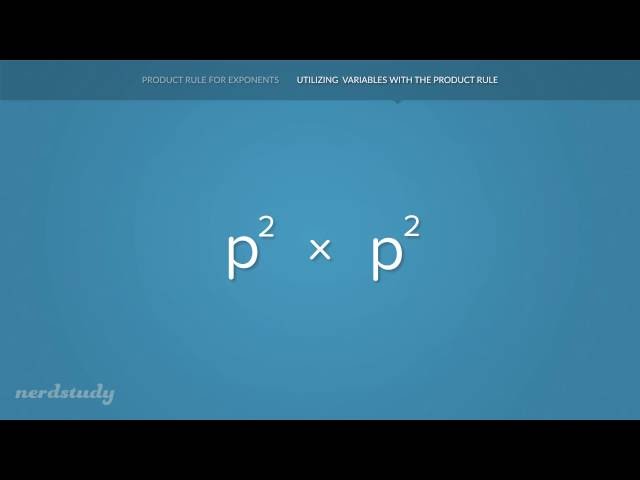 Product Rule for Exponents