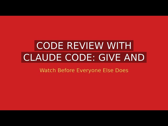 Code Review with Claude Code: Give and Receive Reviews That Help