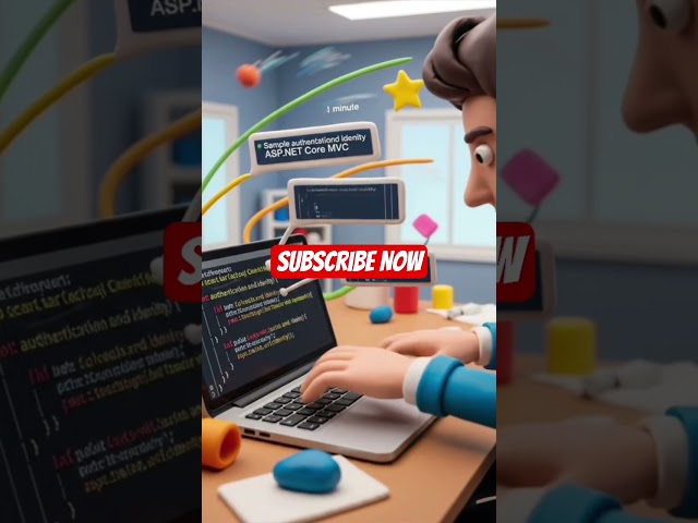 Implement Authentication Identity in asp.net core MVC #shortvideo #viral