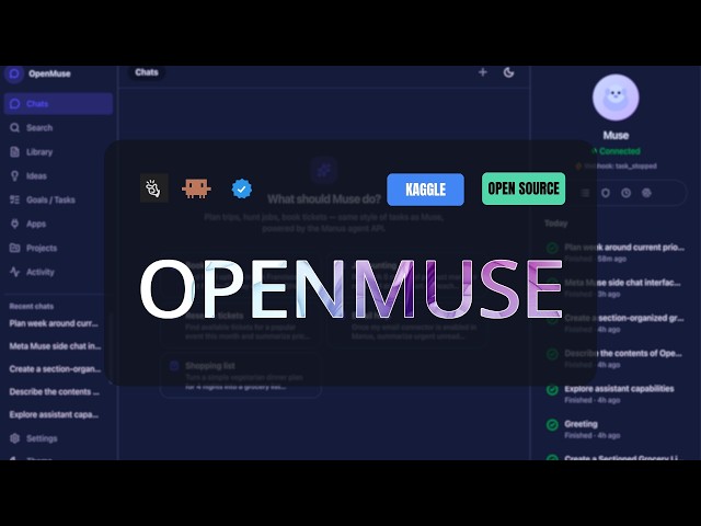 OpenMuse: Open Source Alternative to Meta Muse