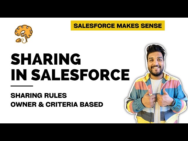 Sharing Rules - Owner based & Criteria Based | Sharing Settings - Part 2 | Zero to Hero | EXPLAINED