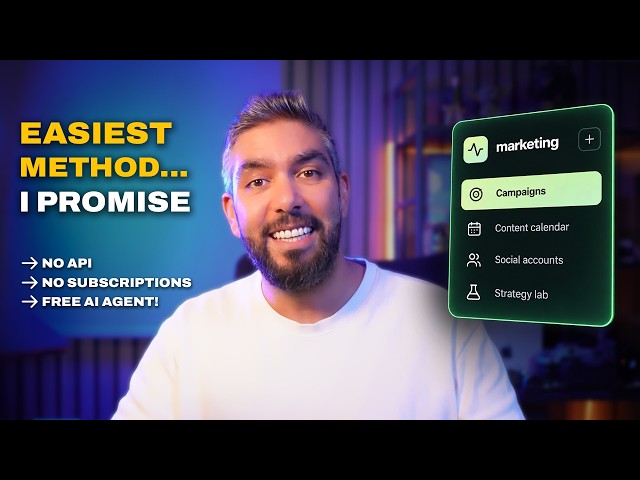 I Built A Free Marketing App With An AI Agent Inside! | ChatGPT-6 / Claude 5.5