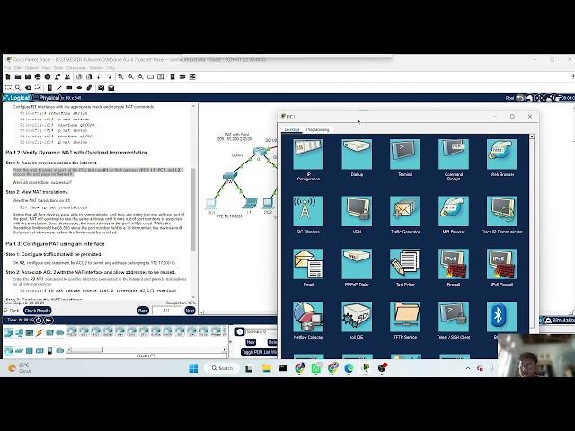 6.6.7 Packet Tracer – Configure PAT