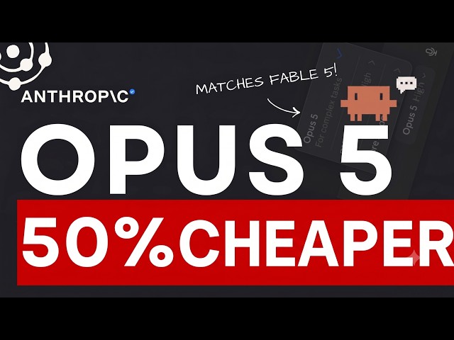 Claude Opus 5 Matches Fable 5 Performance at 50% the Cost!