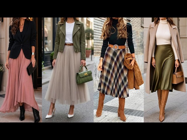 How to Wear SKIRTS with ELEGANCE this FALL WINTER 2026 2027 / Stylish Looks