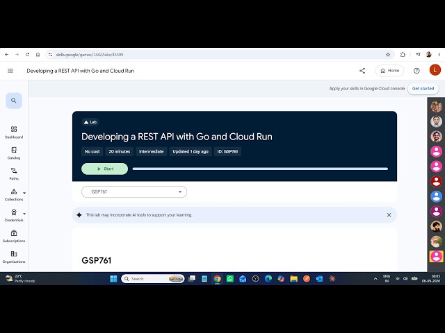 Developing a REST API with Go and Cloud Run || Lab Solution || Google Arcade 2026