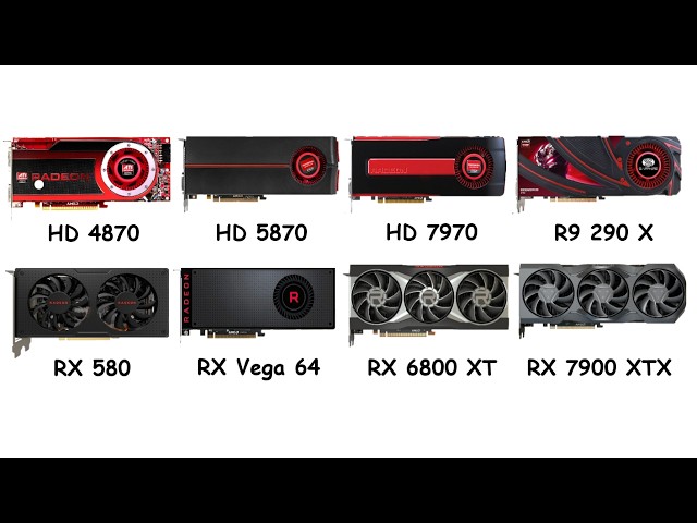 Every AMD Graphics Card Explained in 17 Minutes