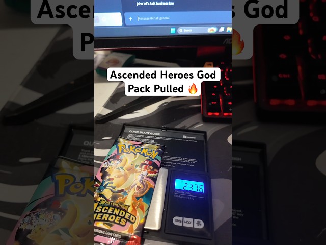 I got my first Pokemon Ascended Heroes God Pack! #godpack #ascendedheroes #pokemon #tcg #collector