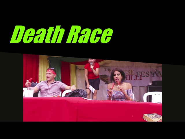 Quickie Clips: Chilli Eating Competition from Guildford, UK! Chile Death Race Finale!