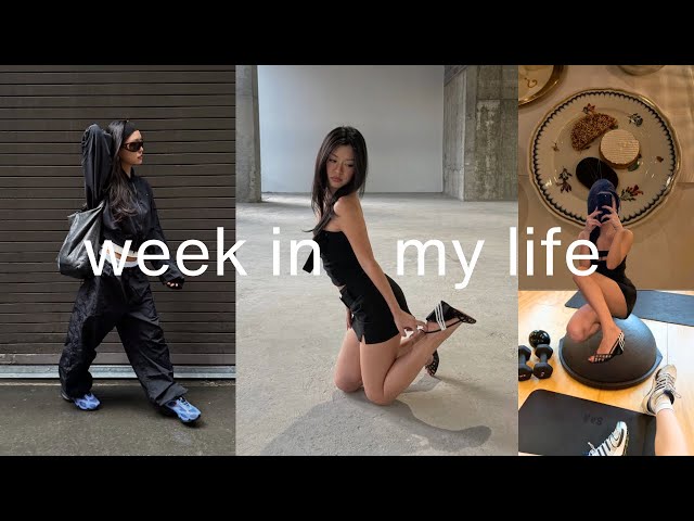 week in my life | appointments, tae park shoot, travel prep