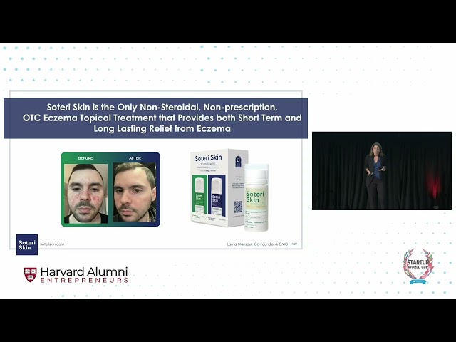 Soteri Skin - Lama Mansour - Harvard Alumni Entrepreneurs (HAE) Startup World Cup