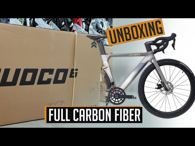 JAVA FUOCO 6 Full Carbon Fiber Road Bicycle Unboxing