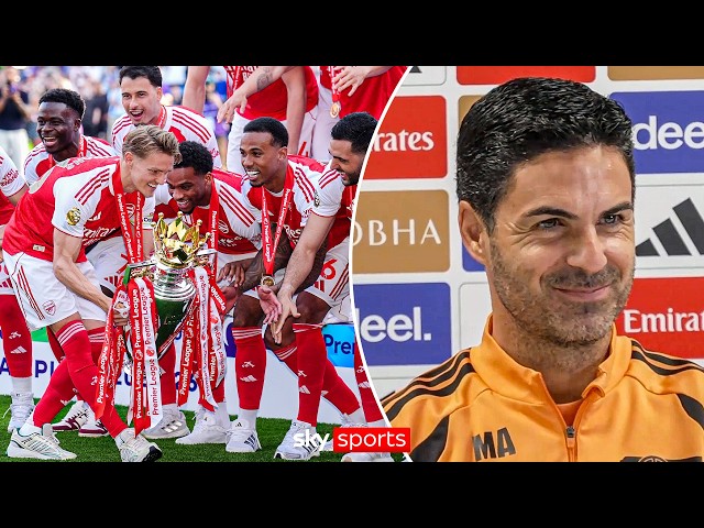 "I'm only interested in winning tomorrow night" | Arteta on Arsenal being title league favourites