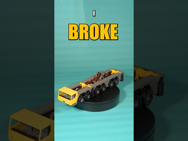 3D Printed RC Crane Part 1 #3dprinting