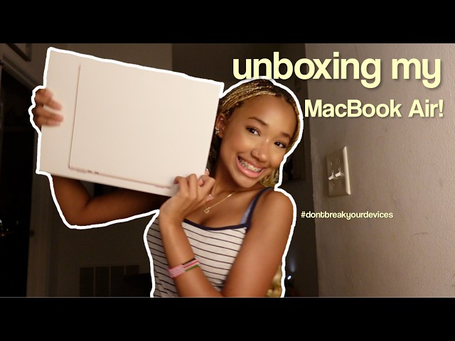 UNBOXING MY MACBOOK AIR 💻 