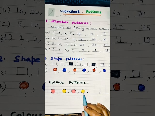 Maths Worksheet #class1 #math #education