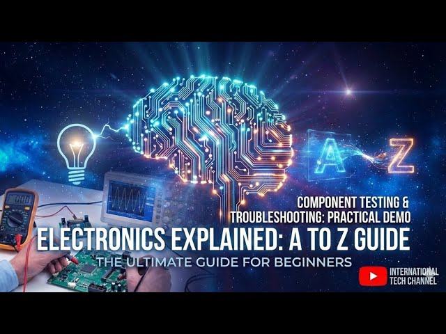 Electronics Explained: A to Z Guide – Learn Components & Testing