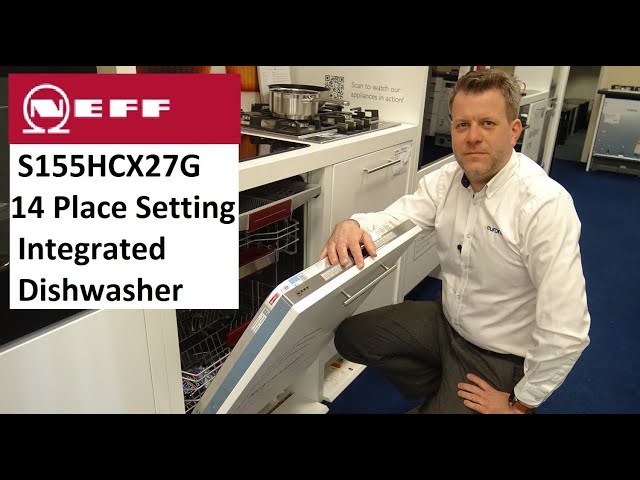 Neff S155HCX27G 14 Place Setting Fully Integrated Dishwasher