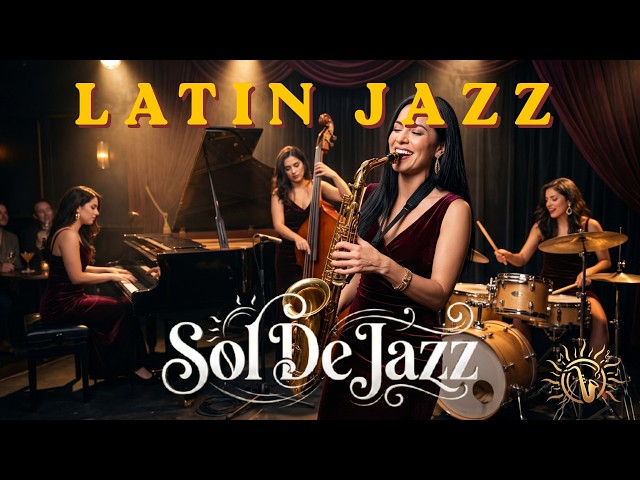 Latin Jazz Rooftop 🌆 Smooth Instrumental Grooves Above the City Lights / Jazz Latin Chill Vibes