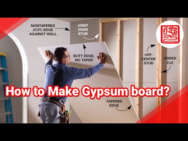 How to Make Gypsum board? Gypsum board machine Gypsum board making machine