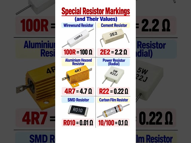 Special (uncommon) resistors