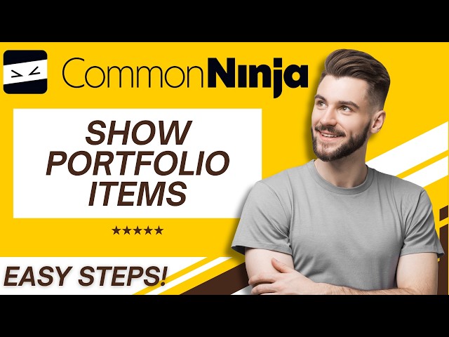 How to Show Portfolio Items in CommonNinja (Working 2026)