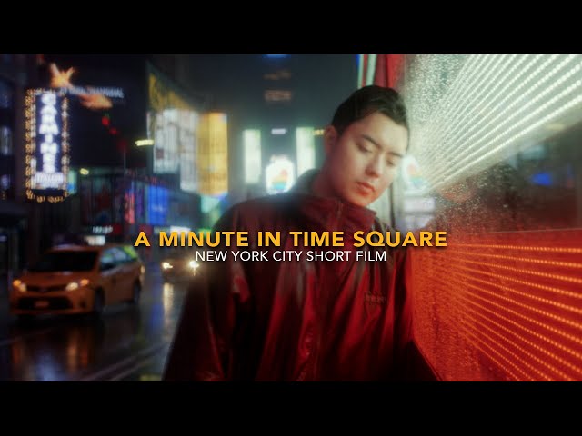 a Minute in Time Square (nyc short film)