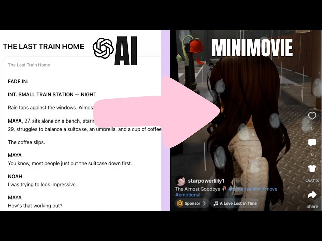 I Turned An AI Script Into a Minimovie In Roblox!