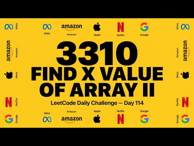 #leetcode 3525. Find X Value of Array II #day114 #dailycodingchallenge #faanginterview #python3