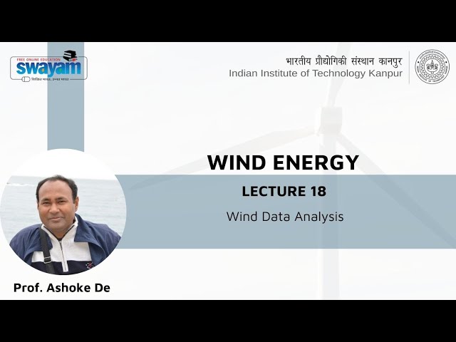Lecture 18: Wind Data Analysis