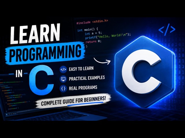 C Programming Language for Beginners | Complete Introduction to C