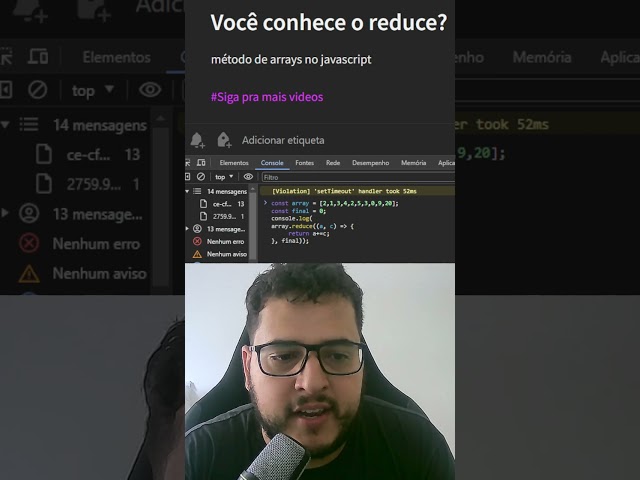 O que é o metodo reduce no Javascript? #shorts #code #programação #javascript #19
