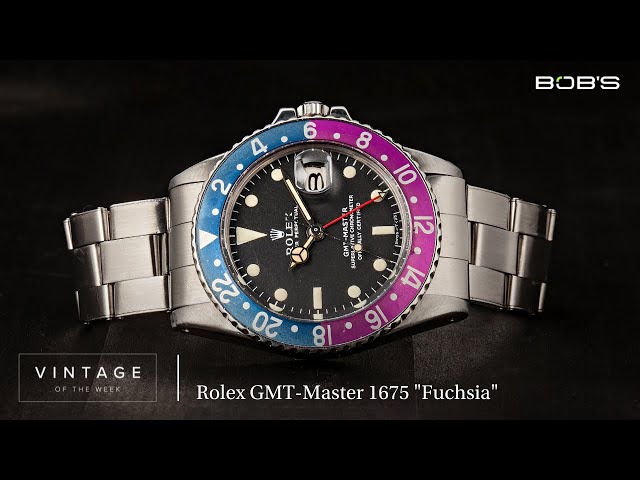 Vintage Rolex GMT-Master 1675 "Fuchsia" - Vintage of the Week Episode 30 | Bob's Watches