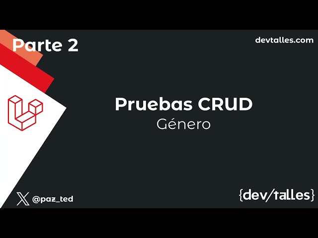 [S3/L10] Laravel: AI, REST, JWT, Repository Pattern - Genre CRUD Testing | Part 2
