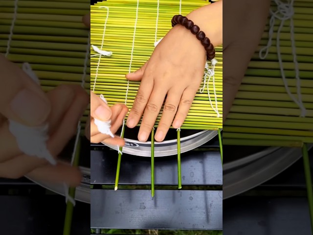 Step-by-Step Natural Grass Mat Hand Weaving Tutorial