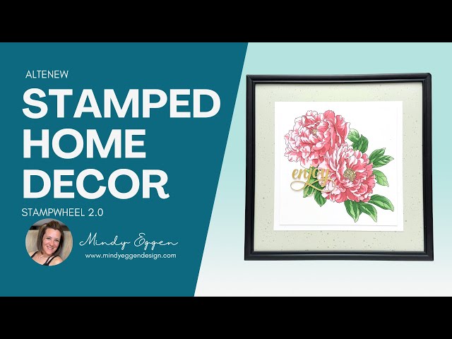 DIY GIFT IDEA! I Stamped My Own Home Decor!