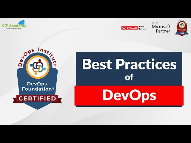 What are Top 10 DevOps Best Practices?