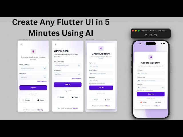 Create Any Flutter UI in 5 Minutes Using AI | Sticts & Codex Tutorial